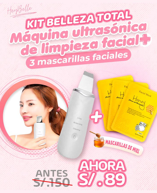 Máquina ultrasónica de limpieza facial